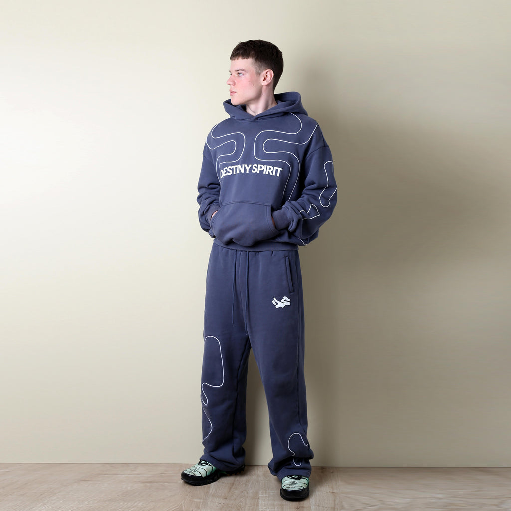 Dark grey Sweatpants Lines